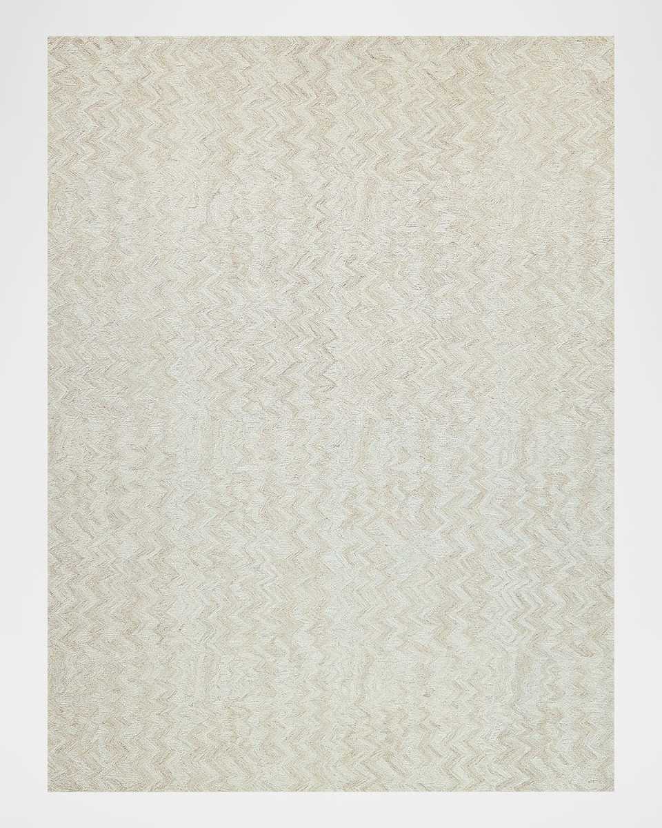 Veneta Hand-Tufted Beige Rug, 6' x 9'